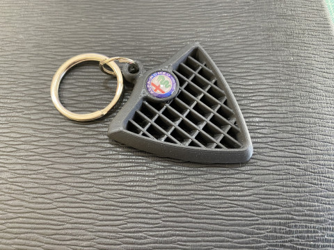 Alfa Romeo 156 Front Grill Keychain 3D 打印模型