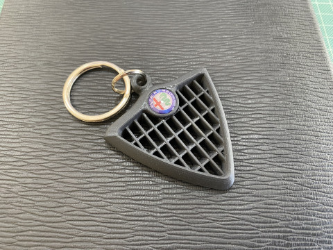 Alfa Romeo 156 Front Grill Keychain 3D 打印模型