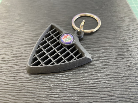 Alfa Romeo 156 Front Grill Keychain 3D 打印模型