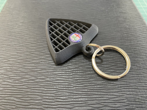 Alfa Romeo 156 Front Grill Keychain 3D 打印模型