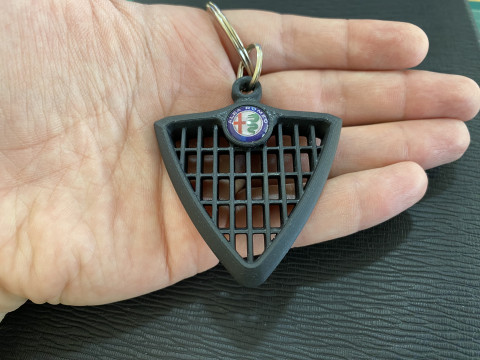 Alfa Romeo 156 Front Grill Keychain 3D 打印模型