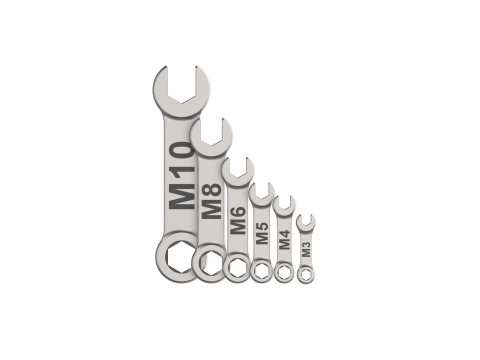 Combination Spanner Set Modelo de impresión 3D