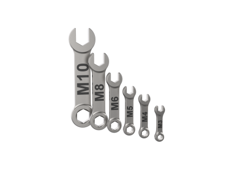 Combination Spanner Set Modèles 3D en vedette