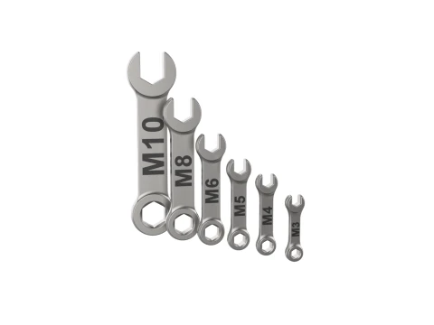 Combination Spanner Set 3D Print Model