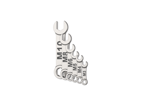 Combination Spanner Set Modèles 3D en vedette