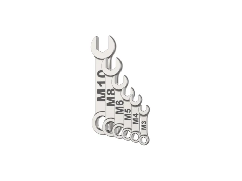 Combination Spanner Set 3D Print Model