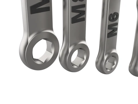 Combination Spanner Set 3D Print Model