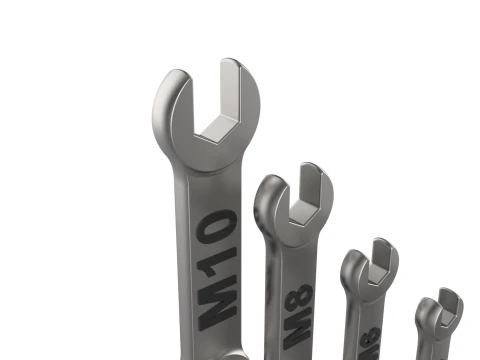 Combination Spanner Set 3D Print Model