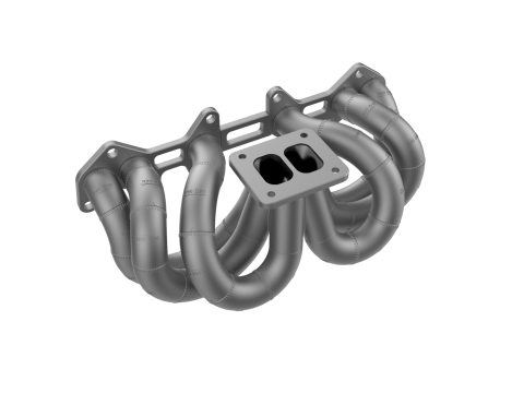 1JZ VVTi Equal Length T4 Turbo Manifold Mockup 3D Принт Модель