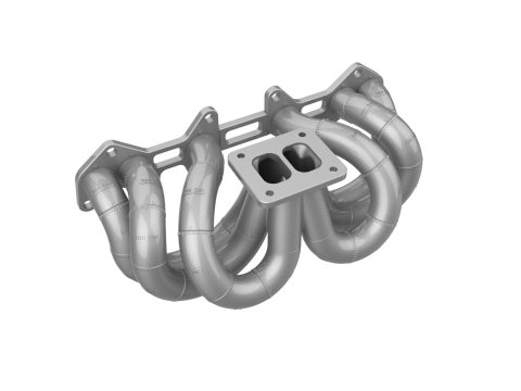 1JZ VVTi Equal Length T4 Turbo Manifold Mockup 3D Принт Модель