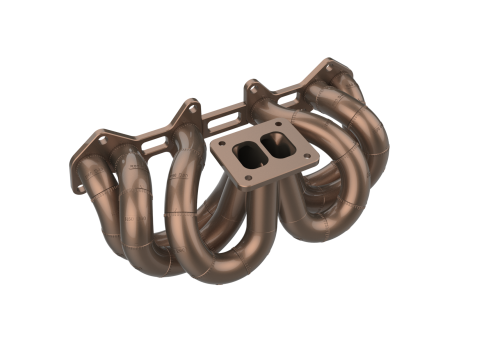 1JZ VVTi Equal Length T4 Turbo Manifold Mockup 3D Принт Модель