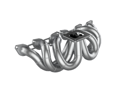 RB26 Equal Length T4 Single Turbo Manifold Mockup 3D Print Model