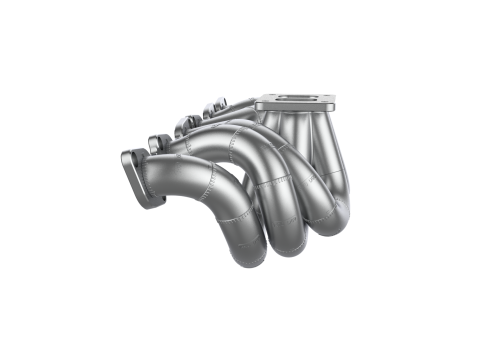 RB26 Equal Length T4 Single Turbo Manifold Mockup 3D Print Model