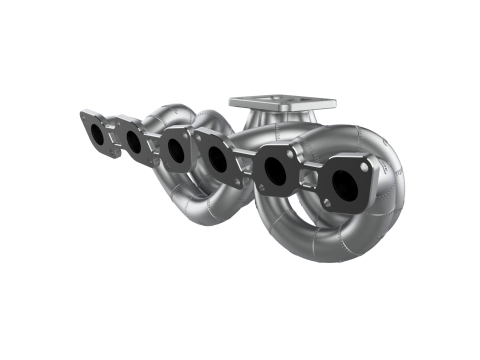RB26 Equal Length T4 Single Turbo Manifold Mockup 3D Print Model