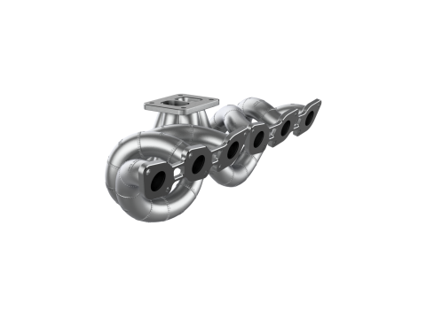 RB26 Equal Length T4 Single Turbo Manifold Mockup 3D Print Model