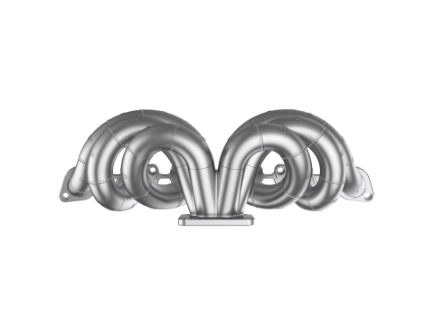 RB26 Equal Length T4 Single Turbo Manifold Mockup 3D Print Model