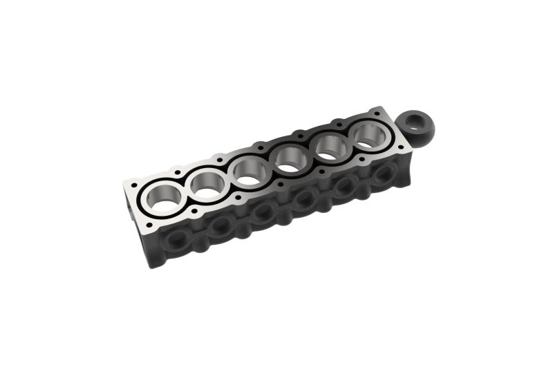 Inline 6 Cylinder Engine Block Keychain Modèles 3D en vedette .c4d .max .obj .3ds .fbx .stl .blend 