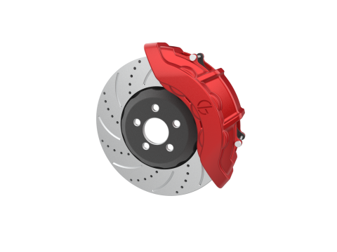 6 Piston Disk Brake Kit Modelo de impresión 3D