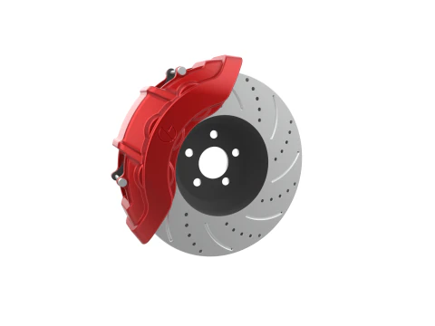 6 Piston Disk Brake Kit 3D Print Model