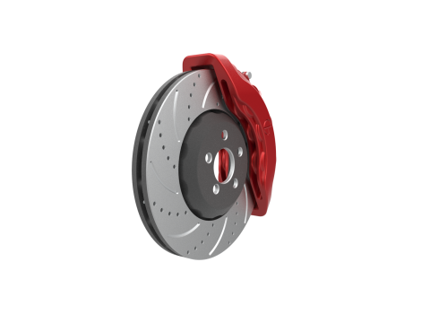 6 Piston Disk Brake Kit Modelo de impresión 3D