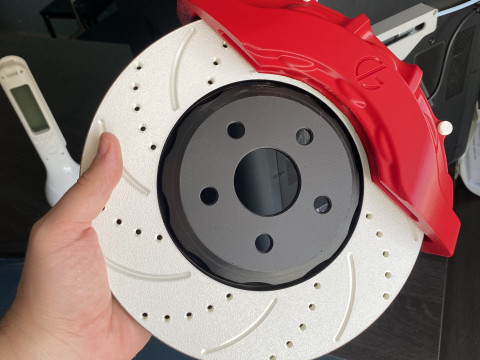 6 Piston Disk Brake Kit 3D Print Model