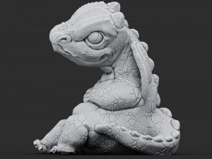 Baby Dragon 3D Print Model