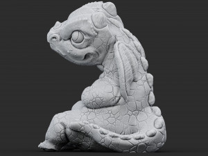 Baby Dragon 3D Print Model