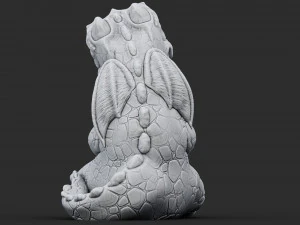 Baby Dragon 3D Print Model