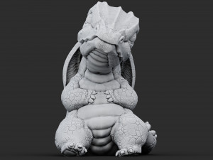 Baby Dragon 3D Print Model