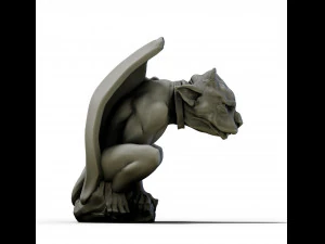 가고일 3D 프린트 모델