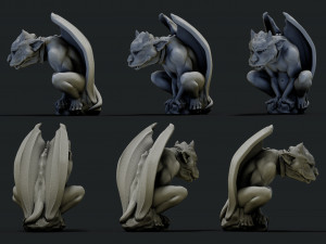 Gargoyle 3D प्रिंट मॉडल