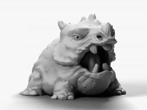 小龙 3D 打印模型