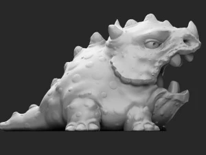 Little Dragon 3D Print Model