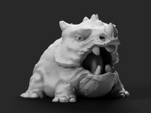 Little Dragon 3D Print Model