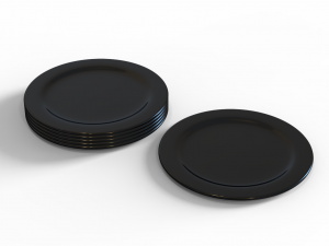 Plate and plates 3D 模型