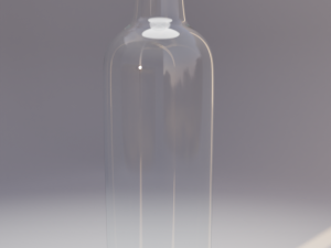 9 Glass Bottles Pack 3D Model