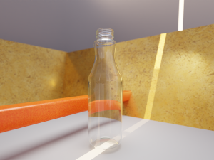9 Glass Bottles Pack 3D Model