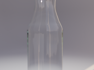 9 Glass Bottles Pack 3D Model