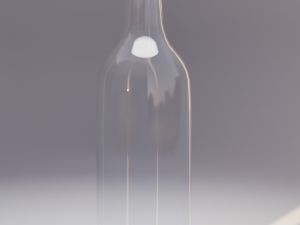 9 Glass Bottles Pack 3D Model