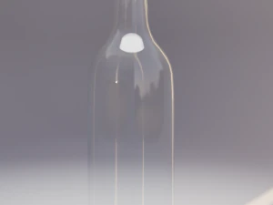 9 Glass Bottles Pack 3D Model