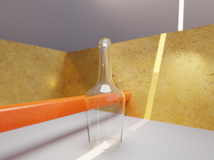 9 Glass Bottles Pack 3D Model