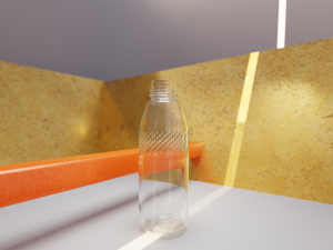 9 Glass Bottles Pack 3D Model