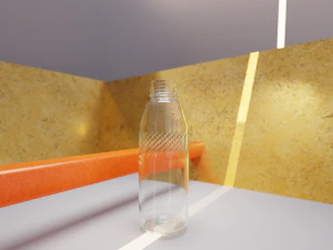 9 Glass Bottles Pack 3D Model