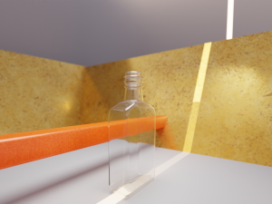 9 Glass Bottles Pack 3D Model