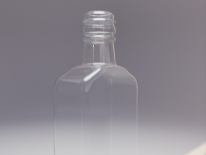 9 Glass Bottles Pack 3D Model
