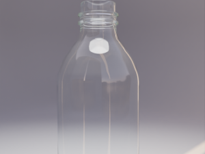 9 Glass Bottles Pack 3D Model