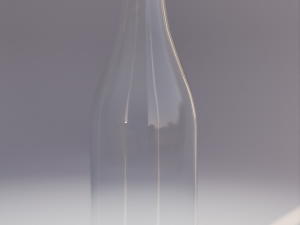 9 Glass Bottles Pack 3D Model