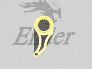 KaraSpinner Keychain 3D Print Model