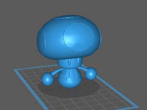 FREE MINI TOAD - SUPER MARIO 3D Print Model