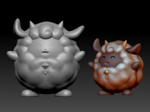 FREE PALWORLD LAMBALL - FANART Modèles 3D en vedette